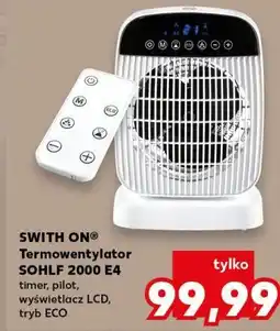 Kaufland Termowentylator 2000w Switch On oferta