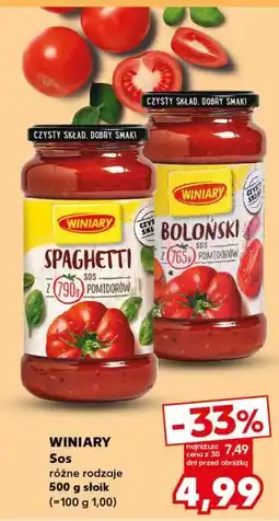 Kaufland Sos spaghetti Winiary oferta