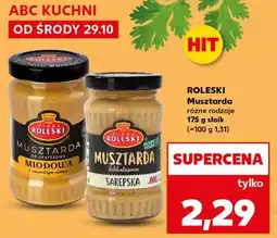 Kaufland Musztarda delikatesowa sarepska Roleski oferta