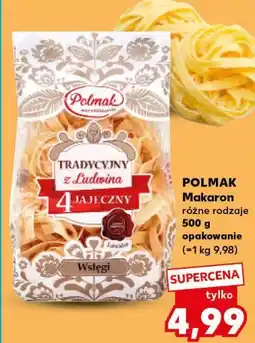 Kaufland Makaron 4 jajeczny wstęgi Polmak oferta
