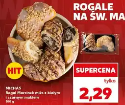 Kaufland Rogal marcinek miks z białym i czarnym makiem Michaś oferta