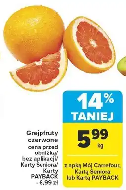 Carrefour Market Grejpfruty czerwone Carrefour Market oferta