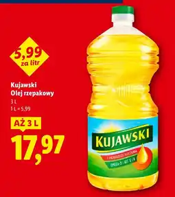 Lidl Olej rzepakowy 3L Kujawski oferta