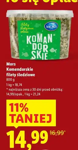 Lidl Komendorskie filety śledziowe Mors oferta