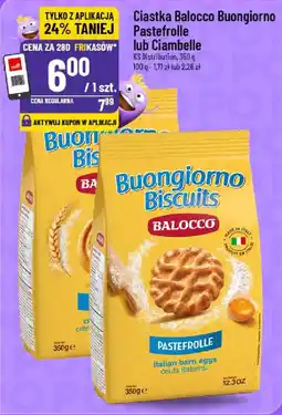 Polomarket Ciastka Balocco Buongiorno Pastefrolle lub Ciambelle KS Distribution oferta