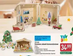 ALDI Szopka bożonarodzeniowa drewniana Toylino oferta