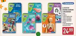 ALDI Zestaw naukowy nauka o kryształach Clementoni oferta