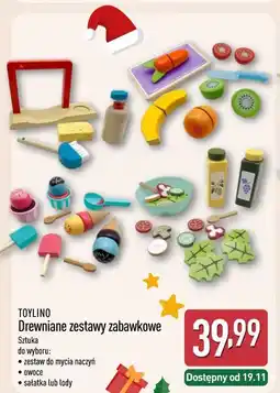 ALDI Zestaw do mycia naczyń drewniany Toylino oferta