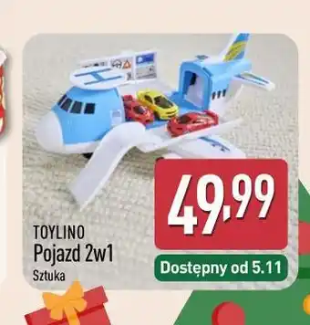ALDI Samolot z samochodzikami Toylino oferta