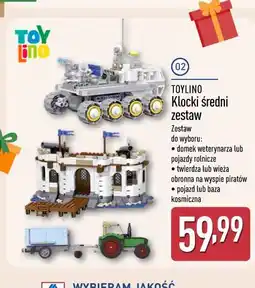 ALDI Klocki pojazd kosmiczny Toylino oferta