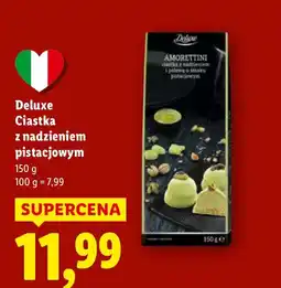 Lidl Ciastka z nadzieniem pistacjowym Deluxe oferta