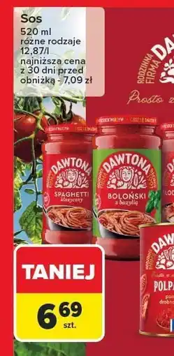 Carrefour Sos, 520 ml, różne rodzaje Dawtona oferta