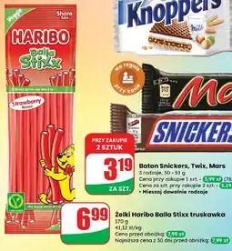 Dino Żelki Haribo Balla Stixx truskawka oferta
