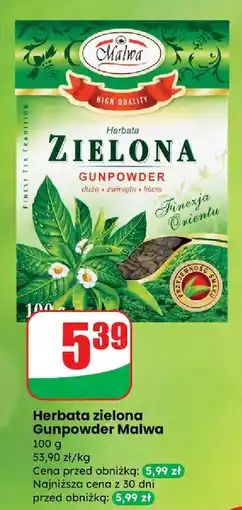 Dino Herbata zielona Gunpowder Malwa oferta