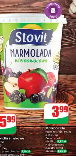 Dino Marmolada wieloowocowa Stovit oferta