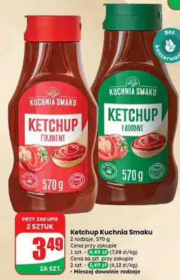 Dino Ketchup Kuchnia Smaku - pikantny, łagodny, 570 g oferta