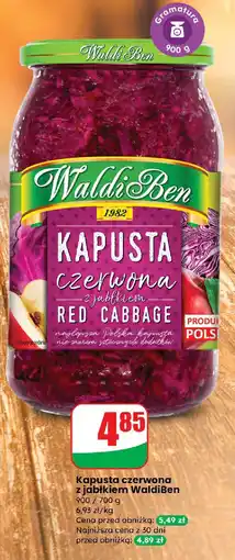 Dino Kapusta czerwona z jabłkiem WaldiBen 900/700 g oferta