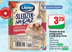 Dino Śledź Na Raz podgrzybek z papryką Lisner oferta