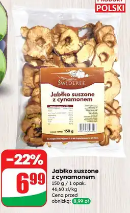 Dino Jabłko suszone z cynamonem Świderek oferta