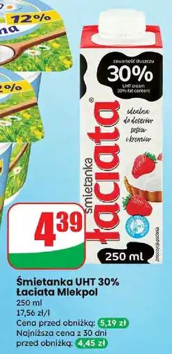 Dino Śmietanka UHT 30% Łaciata Mlekpol oferta