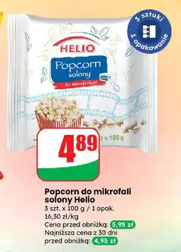 Dino Popcorn do mikrofalii solony Helio oferta