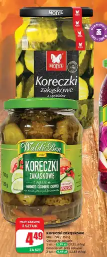 Dino Ogórki konserwowe zakąskowe Mojyl oferta