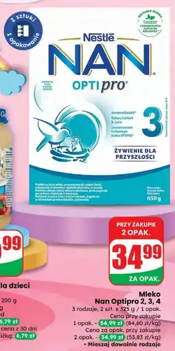 Dino Mleko Nan Optipro 2, 3, 4 Nestle oferta