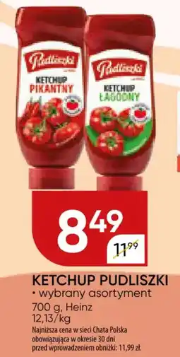 Chata Polska Ketchup pudliszki heinz oferta