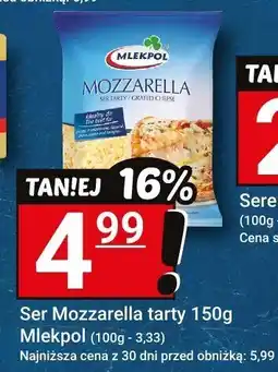 Hitpol Ser Mozzarella tarty 150g Mlekpol oferta