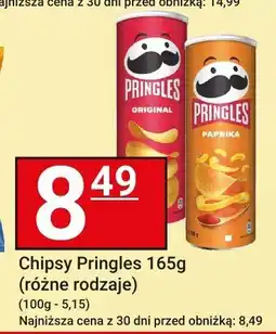 Hitpol Chipsy Pringles 165g (różne rodzaje) oferta