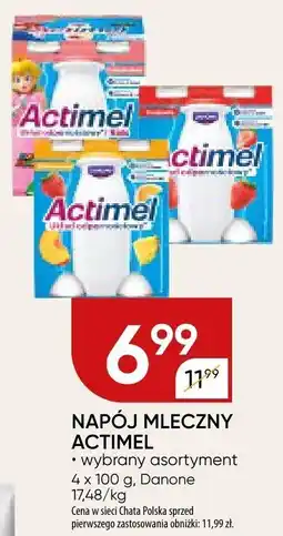 Chata Polska Napój mleczny Actimel wybrany asortyment Danone oferta
