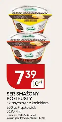 Chata Polska Ser smażony półtłusty klasyczny z kminkiem Frąckowiak oferta