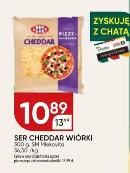 Chata Polska Ser Cheddar wiórki Mlekovita oferta