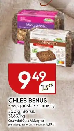 Chata Polska Chleb Benus wegański z ziarnisty oferta