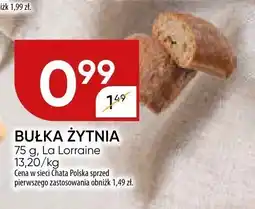 Chata Polska Bułka żytnia La Lorraine oferta