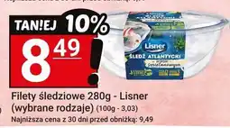 Hitpol Filety śledziowe 280g - Lisner (wybrane rodzaje) oferta
