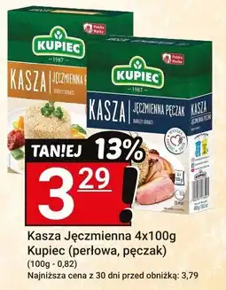Hitpol Kasza Jęczmienna 4x100g - Kupiec (perłowa, pęczak) oferta