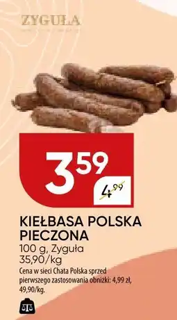 Chata Polska Kiełbasa polska pieczona Żyguła oferta