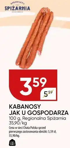 Chata Polska Kabanosy Regionalna Spiżarnia oferta