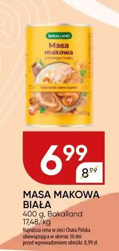 Chata Polska Masa makowa biała Bakallland oferta