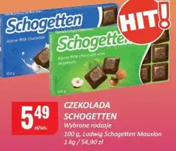 Chorten Czekolada Schogetten wybrane rodzaje oferta