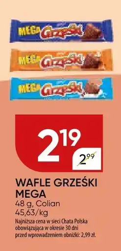 Chata Polska Wafle grzeski mega Goplana oferta