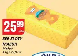 Chorten Ser żółty Mazur Mlekpol oferta