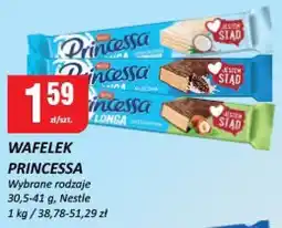 Chorten Wafelek Princessa wybrane rodzaje Nestle oferta