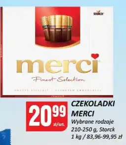 Chorten Czekoladki Merci wybrane rodzaje Storck oferta