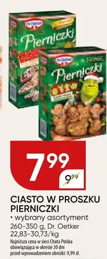 Chata Polska Ciasto w proszku pierniczki wybrany asortyment Dr. Oetker oferta