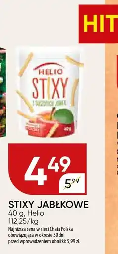 Chata Polska Stixy jabłkowe Helio oferta