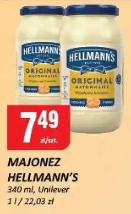 Chorten Majonez Hellmann's Original oferta
