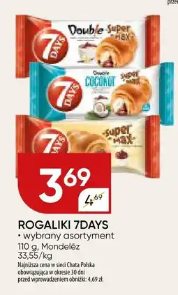 Chata Polska Rogaliki 7Days wybrany asortyment Mondelez oferta