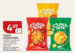 Chata Polska Chipsy Crunch Bite solone, paprykowe, zielona cebulka Intersnack oferta